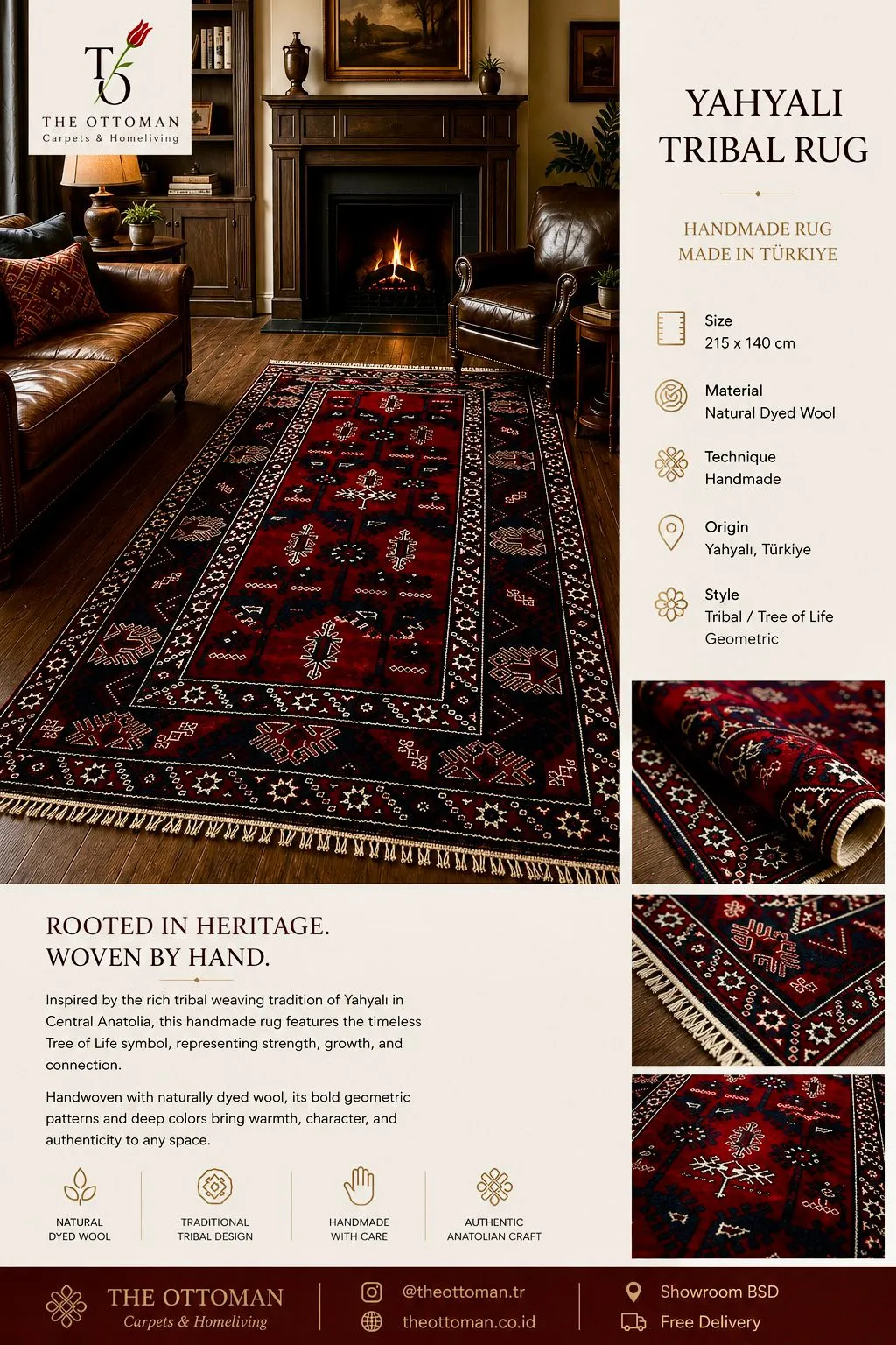 Yahyali Tribal Handmade Rug